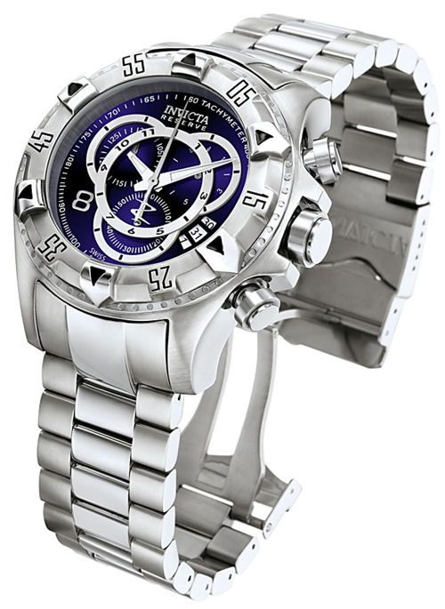 Invicta Reserve Mens Excursion Swiss Quartz Chronograph Bracelet 