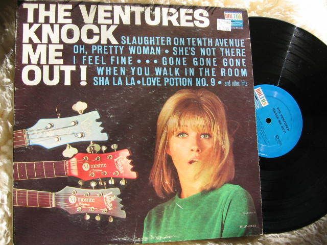 THE VENTURES lp KNOCK ME OUT ORIG SURF  