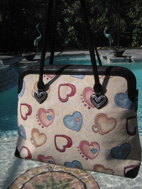 BRIGHTON Hearts Galore~☼ALYSSA☼~ SHOULDERBAG Carry On Luggage 