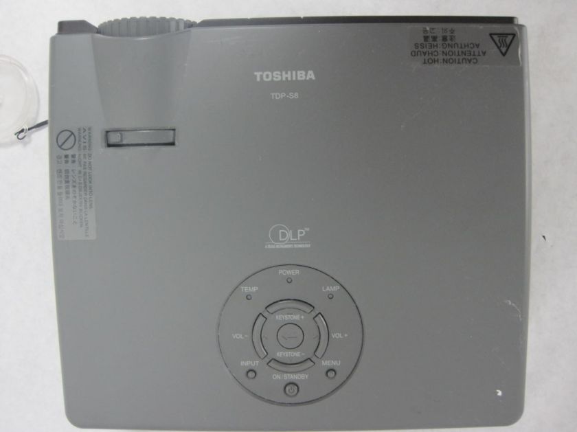 Toshiba TDP S8 DLP HD Home Theater Projector Portable Computer 2000 