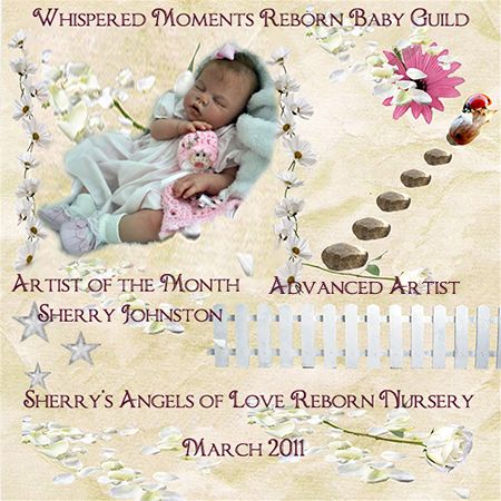 reborn VICTORIA~A Sherrys Angel~sculpt Olga Auer  