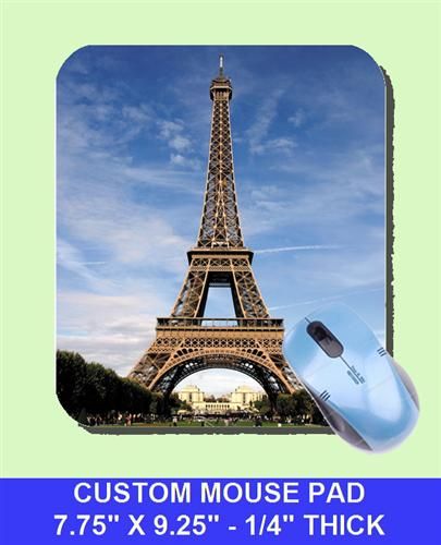 EIFFEL TOWER PARIS FRANCE CITY LANDMARK MOUSE PAD NEW  