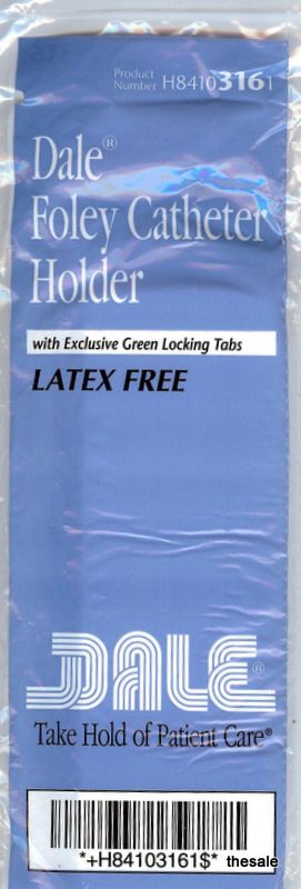 NIP DALE® Foley Catheter Velcro & Elastic Leg Bag Strap  