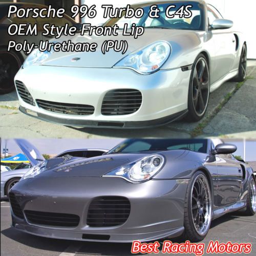 01 05 Porsche 911 Turbo OEM Front Bumper Lip (Urethane)  