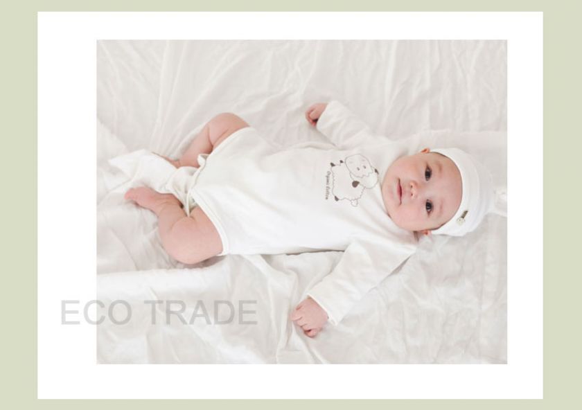 100% organic cotton Big Lamb Bodysuit from 3 to 12 mos  