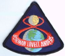 NASA Apollo 8 Mission Patch Round the Moon 3  