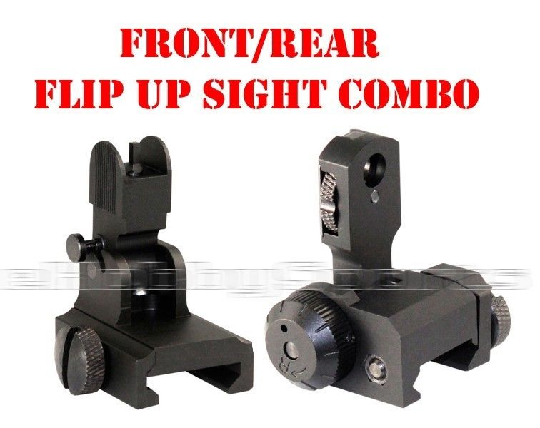 AR A2 TACTICAL FRONT/REAR FLIP UP SIGHT COMBO  