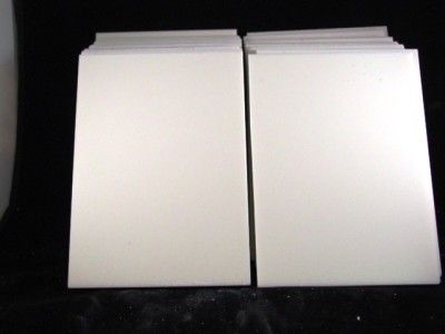 20 Pcs 1/4 x 5x 7 Corian or Avonite (Avonite Ivory)  