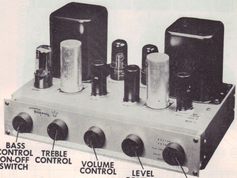 1955 REGENCY HF 150 AMPLIFIER SERVICE MANUAL REPAIR  