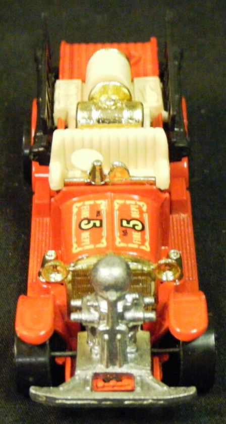 Hot Wheels OLD NUMBER 5 FIRE TRUCK, Mattel 1980   Vintage Die Cast 