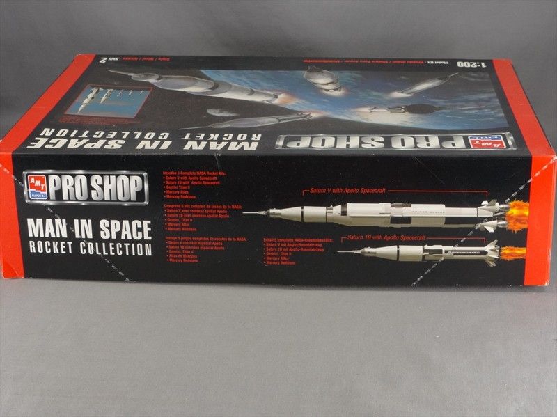   ERTL PRO SHOP 30037 MAN IN SPACE MODEL ROCKET KIT UNASSEMBLED  