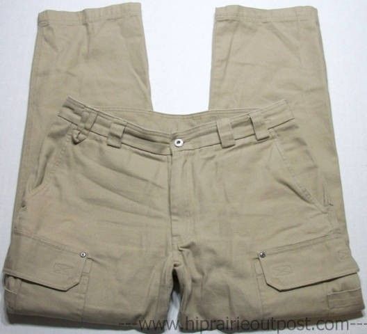 Duluth Trading Company Fire Hose Cargo Utility Work Pants Mens Size 36 