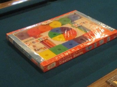 Vintage 1963 Fisher Price Creative Blocks New Old Stock RARE  