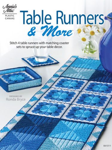 Plastic Canvas Table Toppers Coasters Set Patterns Book  