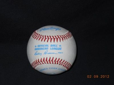   Billy Ripken Orioles OAL Baseball Bobby Brown JSA James Spence  