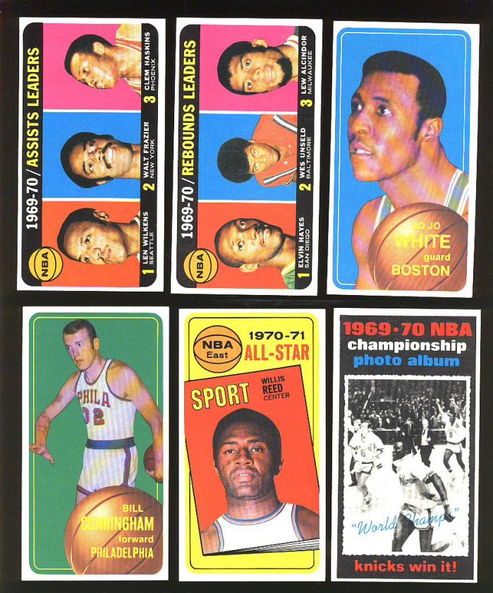 1970 TOPPS BASKETBALL NEAR SET 156/175 NM W/STARS *9608  