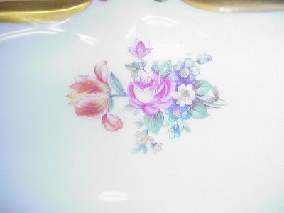 GERMAN PORCELAN LARGE CENTERPIECE BOWL JLMENAU  