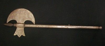 STUNNING RARE INDO PERSIAN BATTLE AXE  