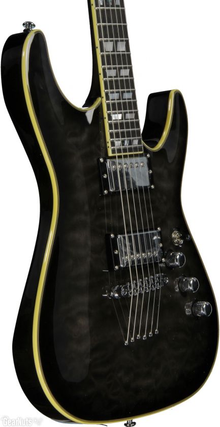 Schecter C 1 Custom   See Thru Black (C 1 Cust, See Thru Black)  