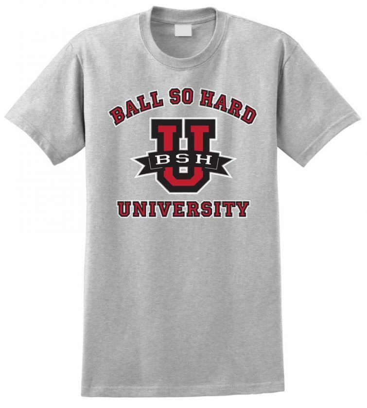 Design Balls So Hard Color Grey 90% Cotton 10% Poly