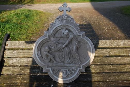 French Stations of the Cross in Plaster Circa 1900  