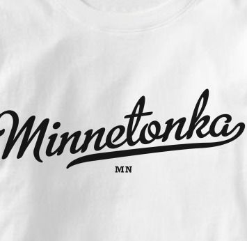 Minnetonka Minnesota MN METRO WHITE Hometown T Shirt XL  