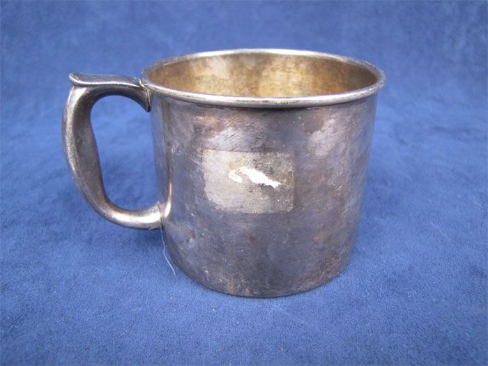 Vintage Benedict Silverplated Baby Cup Handle  