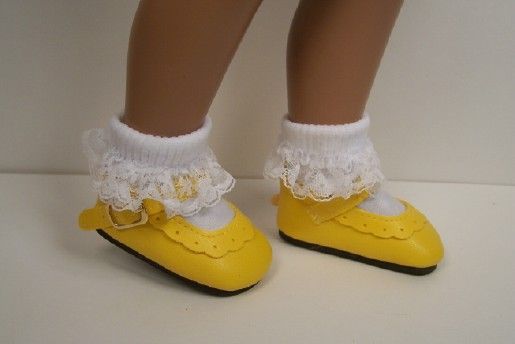 DK YELLOW Classic Doll Shoes FOR 16  17 Sasha♥  