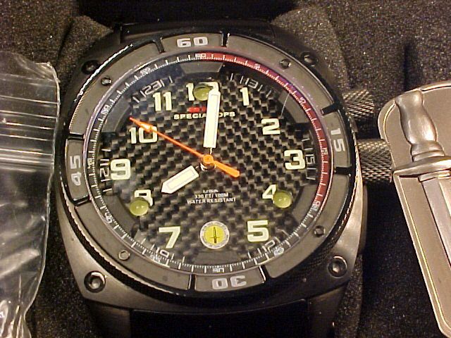   Watch Black Hawk Model Steel Band Inductive Charging In Case  