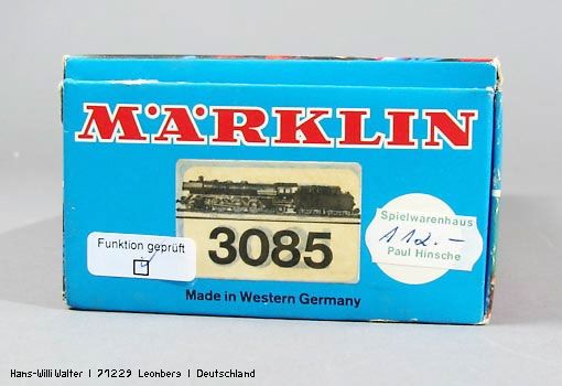 Clix 4052  Märklin 3085, neuwertig und originalverpack  