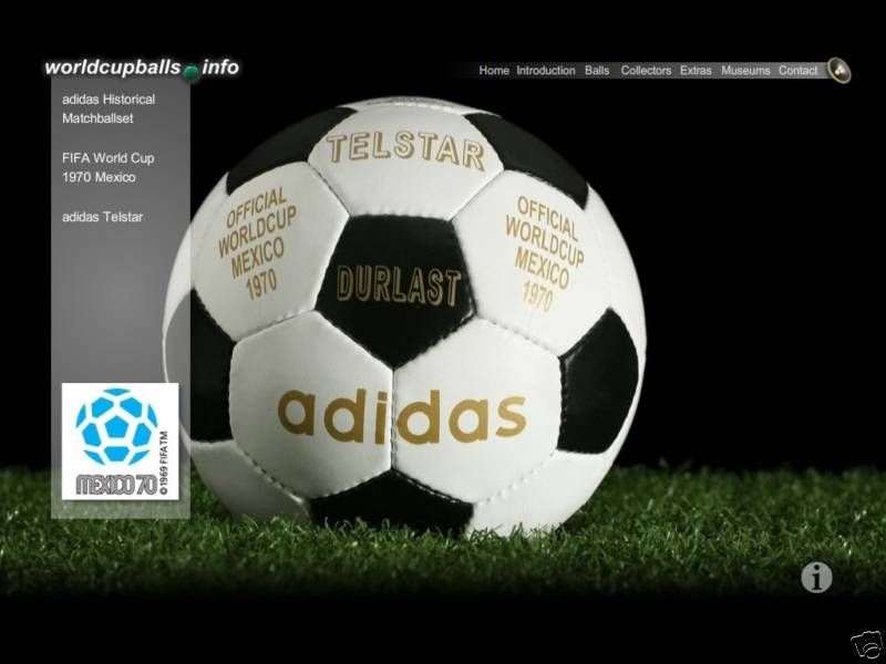 adidas Telstar 1970 FIFA World Cup ball in MEXICO  