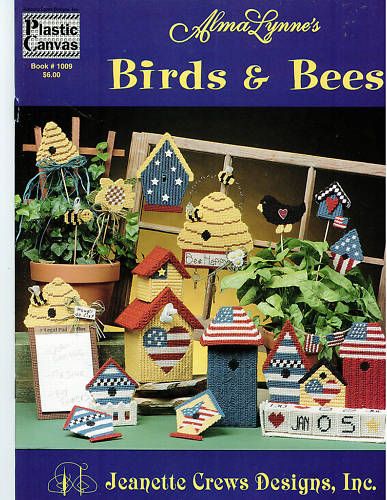 Plastic Canvas Birds & Bees   Alma Lynne  