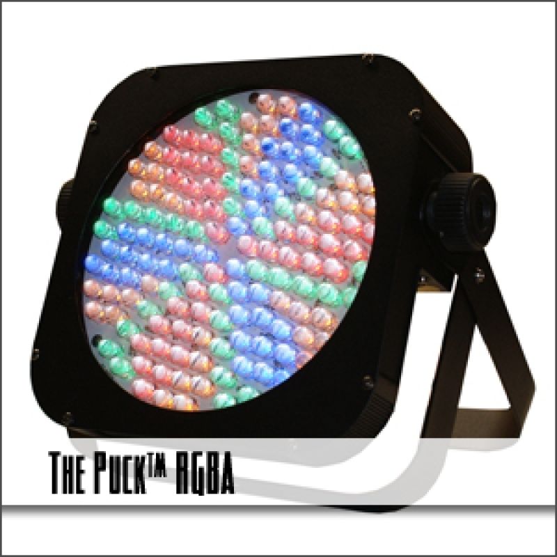 Blizzard Lighting The Puck RGBA LED Flat PAR Can  