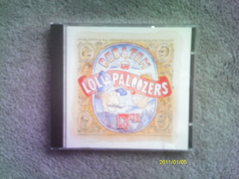 BOB & and TOM CD = LOLLAPALOOZERS out of print 1993 issue  