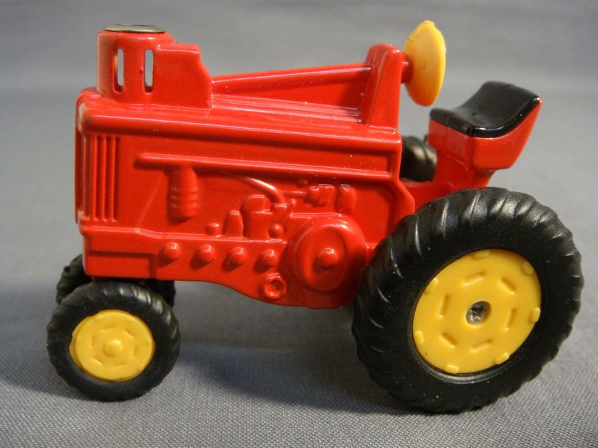 RED FARM TRACTOR REFILLABLE CIGARETTE LIGHTER NEW  