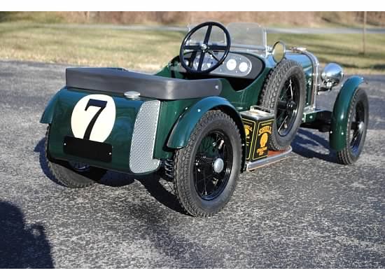 Stevenson Brothers BENTLEY SPEED SIX Pedal Car *Hand Built* *Aluminum 