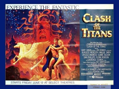 CLASH OF THE TITANS Fantasy Subway 2Sheet Poster  