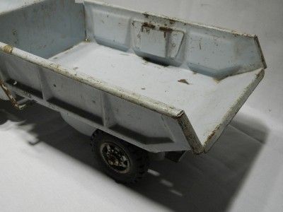 Vintage 1950s Buddy L Sit & Ride Pressed Steel Dump Truck  