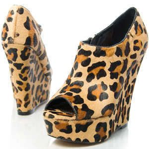 STEVE MADDEN WICKED L LEOPARD sZ 8M HTF NEW WOMEN SHOES  