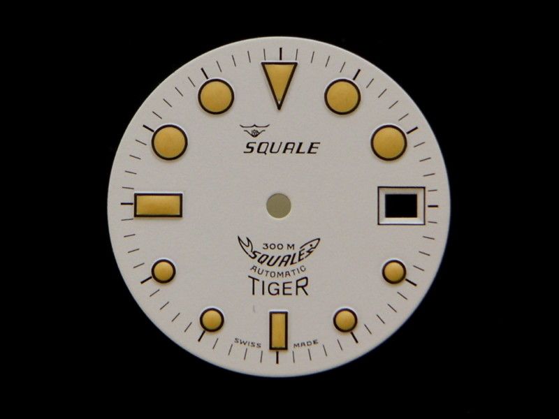 Rare Original Vintage SQUALE Tiger Watch Dial Mens New  