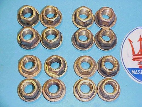 Maserati 3500 GT Wheel Lug Nuts 16 OEM  