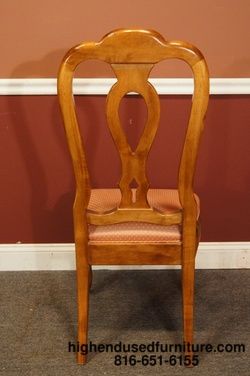   Chateau Normandy French Provincial Pierced Splat Back Chairs  