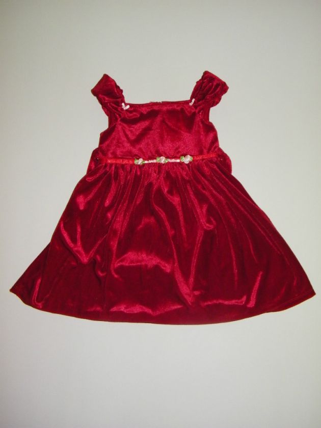 JENNY ANNIE DOT GIRLS RED SPECIAL OCCASION DRESS SZ 2T  