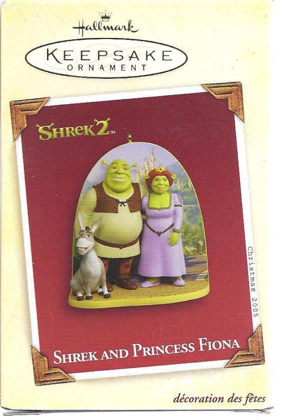 SHREK & PRINCESS FIONA HALLMARK ORNAMENT 2005  