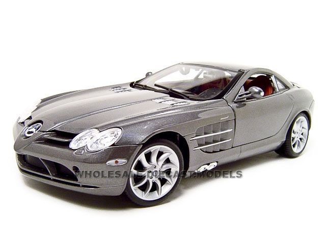 MERCEDES SLR MCLAREN GREY 118 DIECAST MODEL MAISTO  