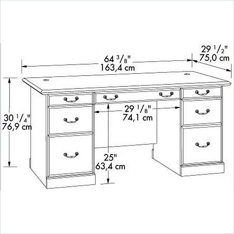 Sauder Orchard Hills Executive Computer Desk 042666608596  