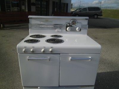 1950 FRIGIDAIRE GENERAL ELECTRIC STOVE GE PORCELAIN RM 65 RETRO 