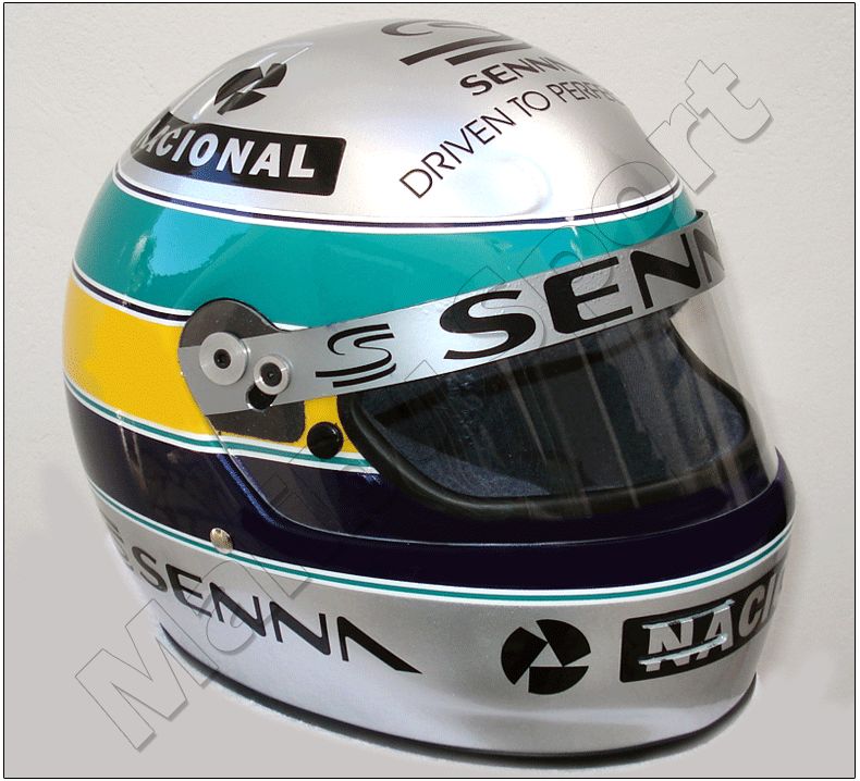 AYRTON SENNA PLATINUM EDITION CONMEMORATIVE HELMET 11  