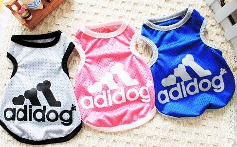 Adidog Mesh Cool Vest Sports/ Summer / Clothes for Dogs / Cats Brand 