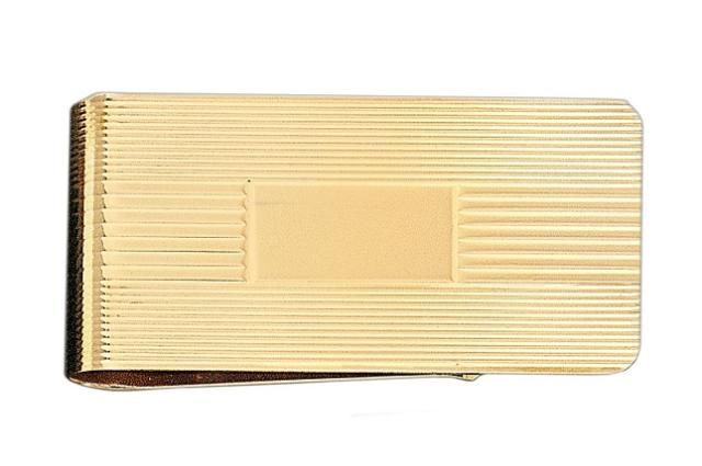 14k Solid Gold Money Clip Corporate Gift for Dad New  